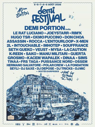 Affiche officielle Demi Festival 2026 - programmation et line-up