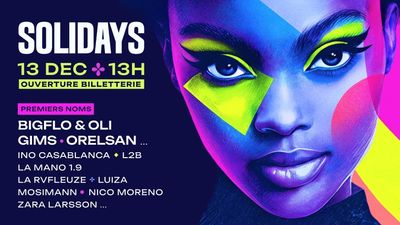 Affiche officielle Solidays 2026 - Programmation et lineup