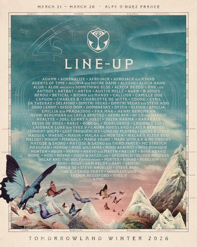 Affiche officielle Tomorrowland Winter 2026 - Programmation et lineup