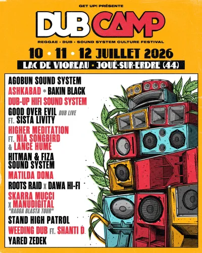 Affiche officielle Dub Camp 2026 - Programmation et lineup