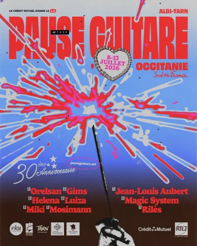Affiche officielle Pause Guitare 2026 - Programmation et lineup