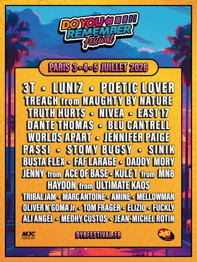 Affiche officielle Do You Remember 2026 - Programmation et lineup