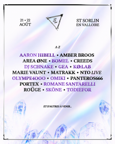 Affiche officielle Électrolapse Festival 2026 - Programmation et lineup