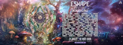Affiche officielle Eskape Festival 2026 - Programmation et lineup