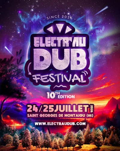 Affiche officielle Electr'au Dub Festival 2026 - Programmation et lineup