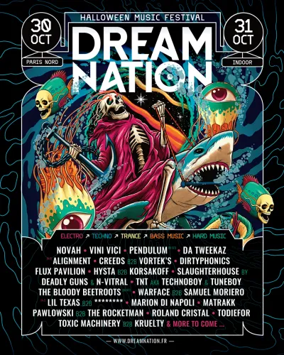 Affiche officielle Dream Nation 2026 - programmation et line-up