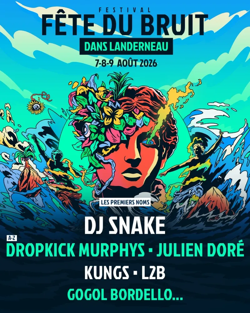 Affiche Fête du Bruit Landerneau 2026